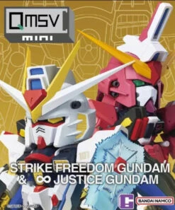 Bandai QMSV Mini - Strike Freedom Gundam & Infinite Justice Gundam - Single Blind Box