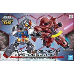 Bandai SDCS RX-78-2 & MS-06S Zaku II Set
