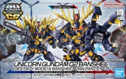 Bandai SDCS Unicorn Gundam 02 Banshee (Destroy Mode) & Banshee Norn Parts Set
