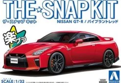 Aoshima Snap Kit 07-E Nissan GT-R (Vibrant Red) 1/32