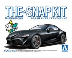 Aoshima Snap Kit 10-C Toyota GR Supra (Black Metallic) 1/32