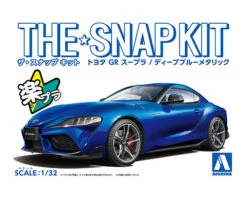 Aoshima Snap Kit 10-E Toyota GR Supra (Deep Blue Metallic) 1/32