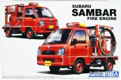Aoshima Subaru TT2 Sambar The Fire Engine '11 1/24
