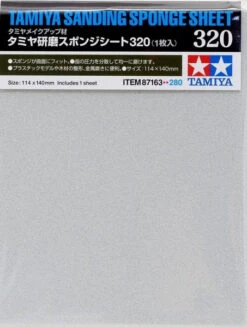 Tamiya Tamiya Sanding Sponge Sheet 320 87163