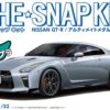 Aoshima The Snap Kit - Nissan GT-R (Ultimate Metal Silver) 1/32