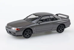 Aoshima The Snap Kit - #14 Nissan R32 Skyline GT-R (Gun-Gray Metallic) 1/32 -Panda Hobby Shop TheSnapKit 14NissanR32SkylineGT R Gun GrayMetallic 3