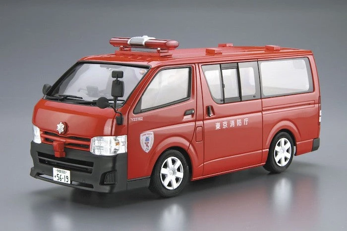 Aoshima Toyota TRH200V Hiace'10 (Fire Inspection Public Relations Vehicle) 1/24 2 Aoshima Toyota TRH200V Hiace'10 (Fire Inspection Public Relations Vehicle) 1/24 - Image 2