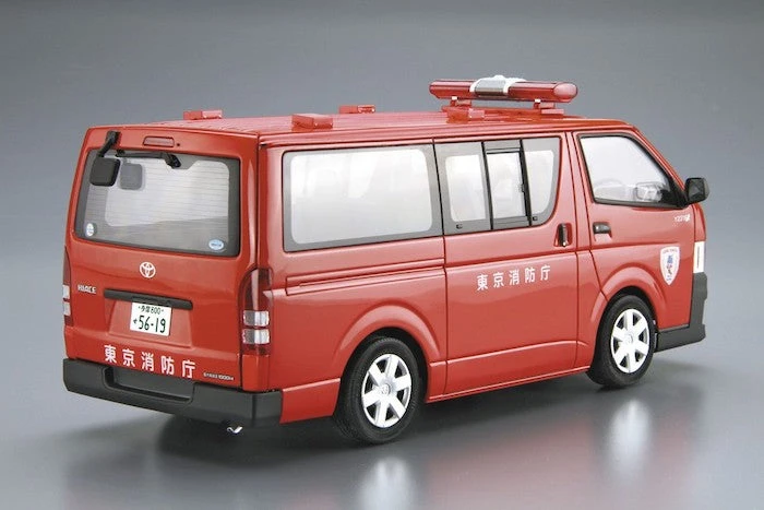 Aoshima Toyota TRH200V Hiace'10 (Fire Inspection Public Relations Vehicle) 1/24 3 Aoshima Toyota TRH200V Hiace'10 (Fire Inspection Public Relations Vehicle) 1/24 - Image 3