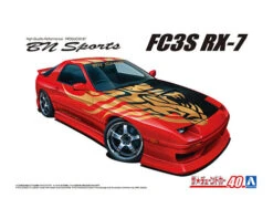 Aoshima Tuned Car No 40 BN Sports FC3S RX-7 '89 (Mazda) 1/24